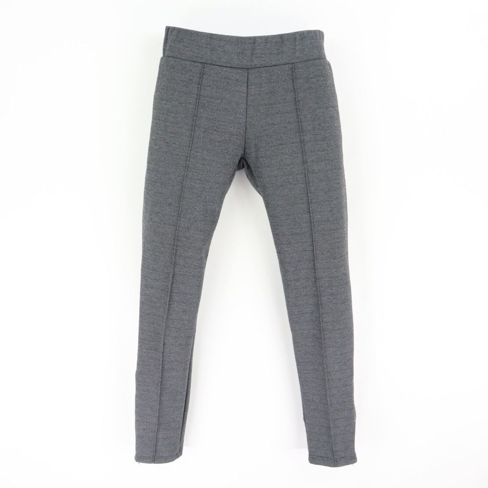 Connection 18 Leggings Mid Rise Womens‎ Size S Gray Rayon Blend Leg Zippers